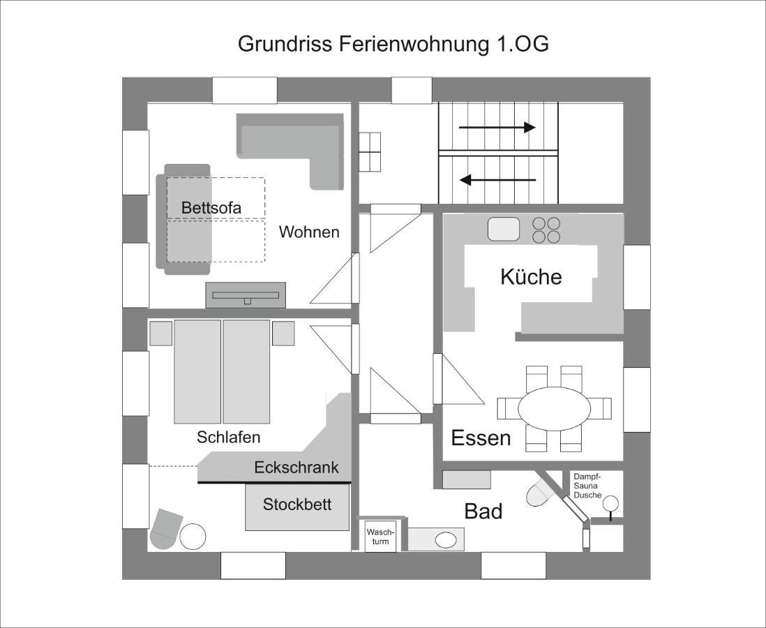 Ferienwohnungen Im Fuerstenland غوساو المظهر الخارجي الصورة